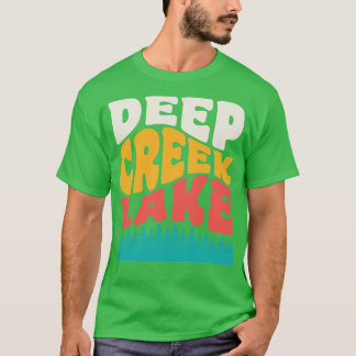 Deep Creek Lake State Park Maryland Typogr T-shirt