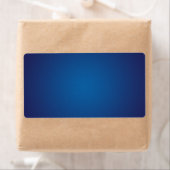 Deep Dark Blue Grainy Vignette Etiket (Insitu)