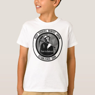 Deep Diggers Miners Union 2009 Down to Bedrock T-shirt