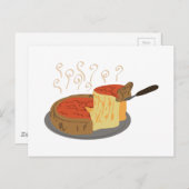 Deep Dish Pizza Briefkaart (Voorkant / Achterkant)