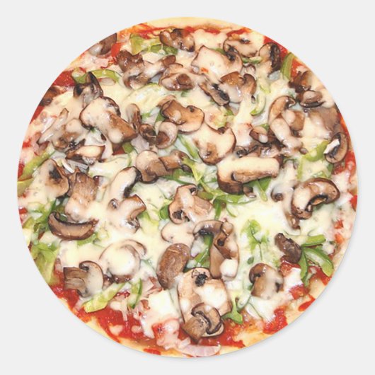 Deep Dish Pizza h Stickers (Voorkant)