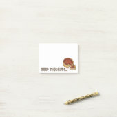 Deep (Dish) Thoughts ChicagoPepperoni Pizza Pie Post-it® Notes (Op bureau)