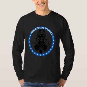 Deep Diving Funny Scuba duikers T-shirt