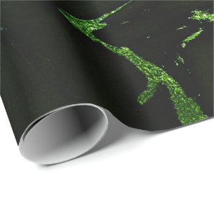 Deep Earth Marble Cali Emerald Green Abstract Cadeaupapier