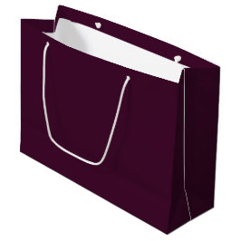 Deep Eggplant Large Gift Bag - Glossy Cadeauzakje
