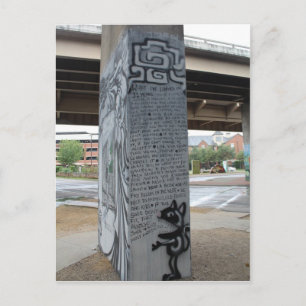 Deep Ellum Graffiti Art # 9 Briefkaart