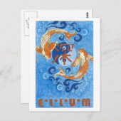 Deep Ellum Koi Briefkaart (Voorkant / Achterkant)