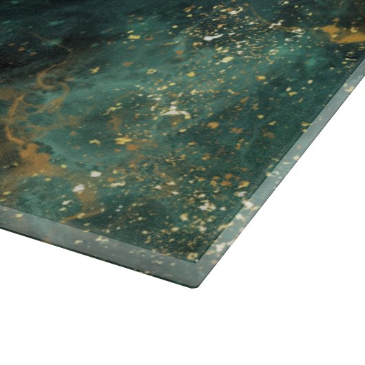 Deep Emerald Elegant Snijplank (Hoek)