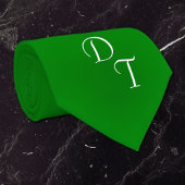 Deep Emerald - uw monogrammen Stropdas