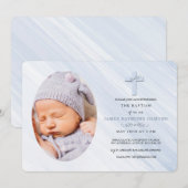 Deep Faith Foto Religieuze uitnodiging (Voorkant / Achterkant)