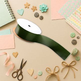 Deep Forest Green Style het hele jaar door Lint