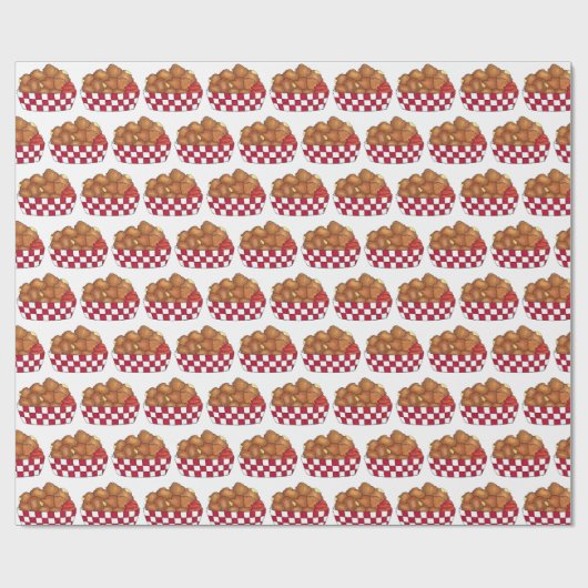 Deep Fried Cheese Curds Minnesota Wisconsin Food Cadeaupapier (Vlak)