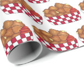 Deep Fried Cheese Curds Minnesota Wisconsin Food Cadeaupapier (Rol Hoek)