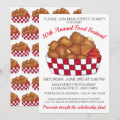 Deep Fried Cheese Curds Minnesota Wisconsin Food Kaart (Voorkant / Achterkant)