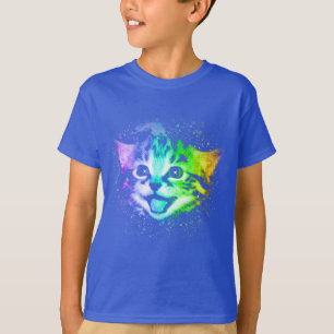Deep Galaxy Space Kat T-shirt