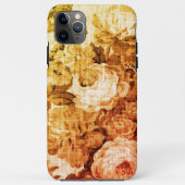 Deep Gold Floral Toile Case-Mate iPhone Case (Achterkant)