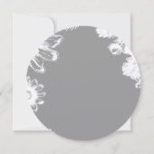 Deep Gray & Limoen  Uitnodiging tot weduwschap (Achterkant)