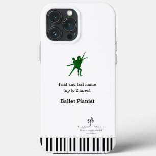 Deep Green I PDD Ballet Pianist iPhone 13 Pro Max Hoesje