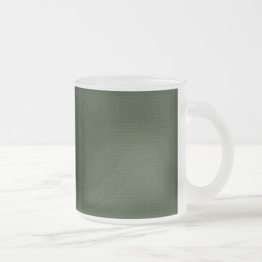 Deep Green Patterned Coffee Mok (Rechts)
