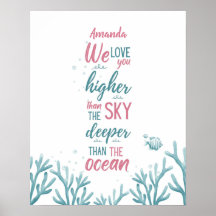 Deep Green Turquoise Love 