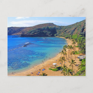 Deep Hanauma Bay, Honolulu, Oahu Briefkaart