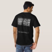Deep House Dance Culture DJ Raving T-shirt (Achterkant volledig)