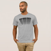 DEEP HOUSE MUSIC T-SHIRT (Voorkant volledig)