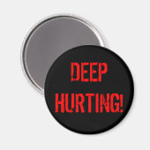 DEEP HURTING! MAGNEET (Voorkant / Achterkant)