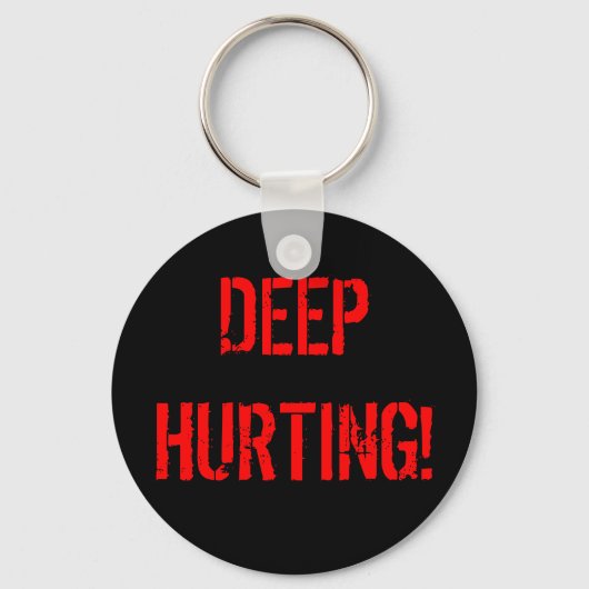 DEEP HURTING! SLEUTELHANGER (Voorkant)