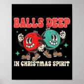 Deep In Christmas Srit Christmas Humorous Festive Poster (Voorkant)