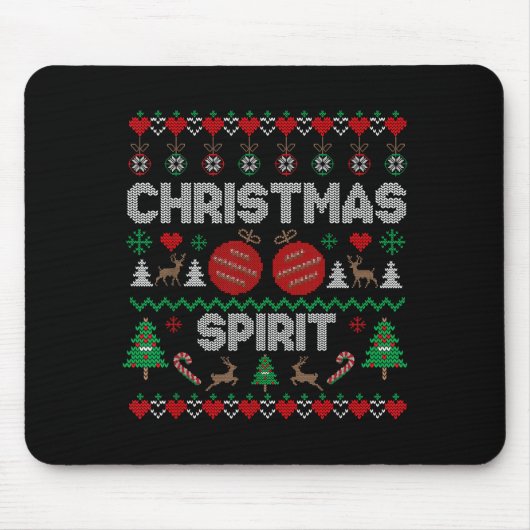 Deep In Christmas Srit Couples Matching Ugly Sweat Muismat (Voorkant)
