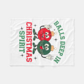 Deep In Christmas Srit Fleece Deken (Voorkant (Horizontaal))