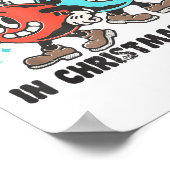 Deep In Christmas Srit Funny Christmas Saying  Poster (Hoek)