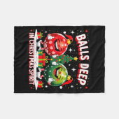Deep In Christmas Srit Funny Ornament  Fleece Deken (Voorkant (Horizontaal))