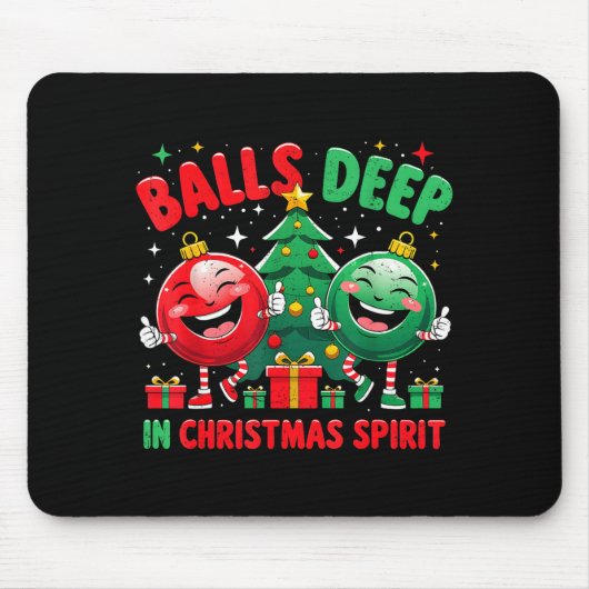 Deep In Christmas Srit Funny Ornament  Muismat (Voorkant)