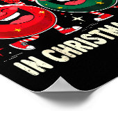 Deep In Christmas Srit Funny Ornament  Poster (Hoek)