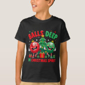 Deep In Christmas Srit Funny Ornament  T-shirt (Voorkant)