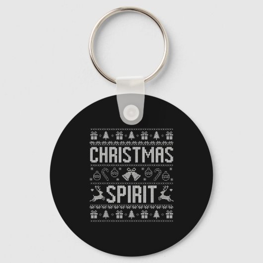 Deep In The Christmas Srit Couple Matching Christm Sleutelhanger (Voorkant)