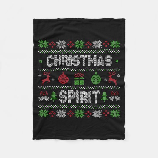 Deep In The Christmas Srit Matching Couples  Fleece Deken (Voorkant)