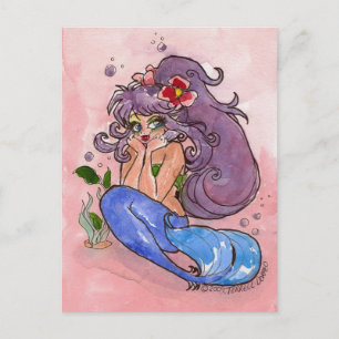 "DEEP" In Thought Postcard by Terrell Smith-Dorfeo Briefkaart