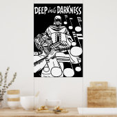 Deep Into Darkness  strips Grim Reaper kunst Poster (Keuken)