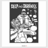 Deep Into Darkness strips Grim Reaper kunst Sticker (Vel)