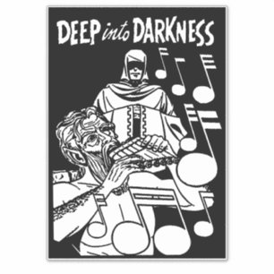 Deep Into Darkness strips Grim Reaper kunst Sticker