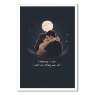 Deep Love Illustration Kaart