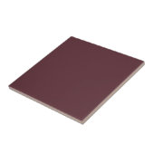 Deep Maroon Solid Color Tegeltje (Zijkant)