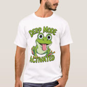 Deep Mode geactiveerd – Goofy Frog Lover Gift T-shirt (Voorkant)