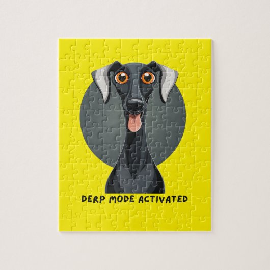 Deep Mode geactiveerd - Grappig Goofy Pet Legpuzzel (Verticaal)