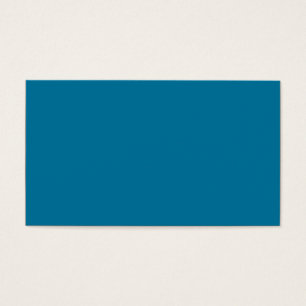 Deep Ocean Blue, op maat gemaakt, Blauwgroen achte Visitekaartje