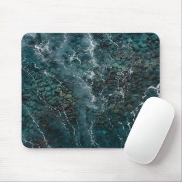 Deep Ocean Rock Texture Muismat