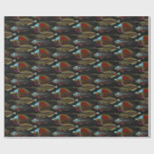 Deep Ocean Wonderful Fish Paper Wrap Cadeaupapier (Vlak)